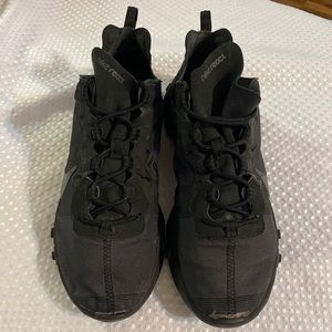 Nike React Element 55 Running Shoes Men’s Size 10 Black Dark Gray BQ6166-008